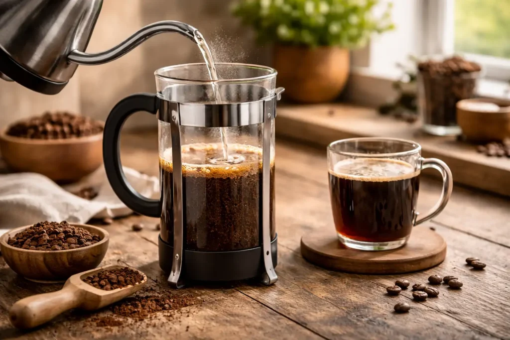 Koffie zetten zonder filter